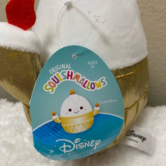 Disney Beauty and the Beast Lumiere Squishmallows 7” NWT - Picture 5 of 6